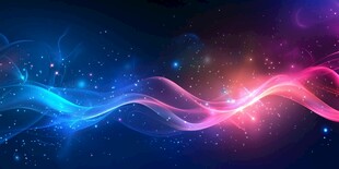 梦幻炫彩流体星空背景