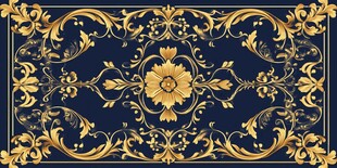 华丽金色欧式花纹图案