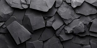 黑色碎裂石块纹理背景