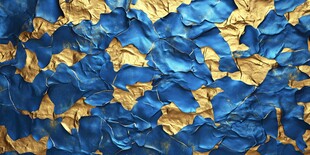 蓝金相间的纹理背景