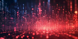 科技炫彩数字光效背景图