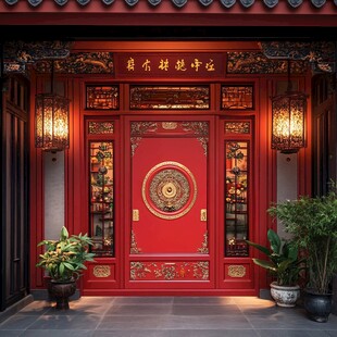 中式红门 尽显古典韵味