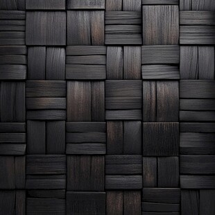 深棕编织木纹墙面纹理图