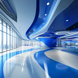 未来感科技风室内空间设计