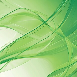 清新绿色动感线条背景图