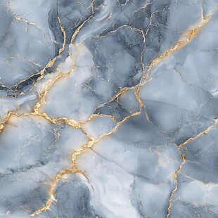 蓝金大理石纹理图案