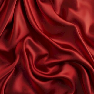 红色绸缎纹理特写