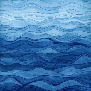 蓝色波纹海洋纹理背景图