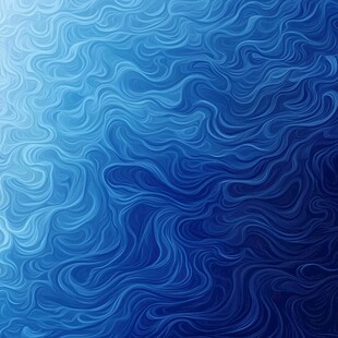 蓝色渐变波浪纹理背景图