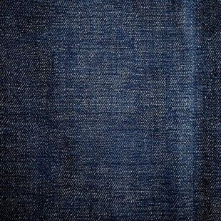 深蓝色牛仔布纹理特写