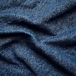 蓝色牛仔布纹理特写