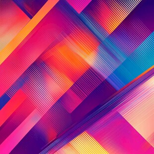 炫彩几何线条抽象背景图