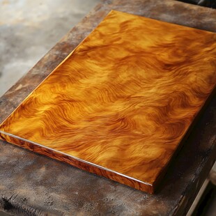 精美木纹木板展示