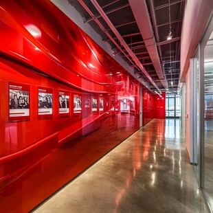 红色走廊 历史照片展示空间