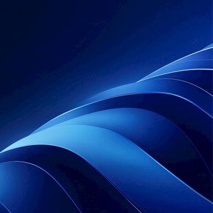 蓝色动感波浪抽象背景图