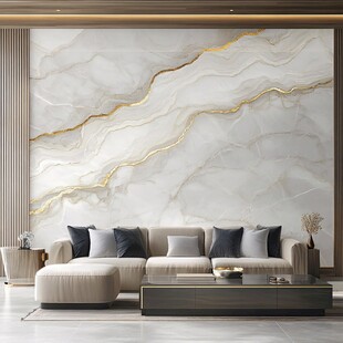 奢华大理石客厅背景墙