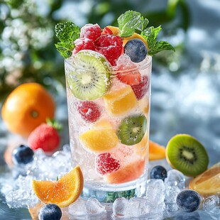 缤纷鲜果冰饮 清爽一夏