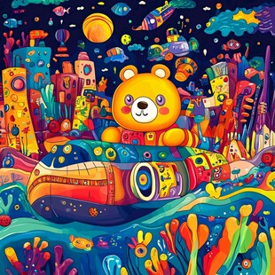 小熊的奇幻海底冒险之旅