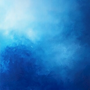 梦幻蓝色抽象水彩背景图