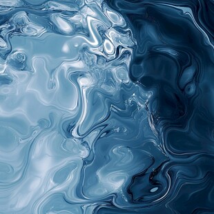 梦幻蓝色流体抽象纹理