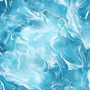 梦幻蓝调流体艺术纹理