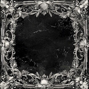 复古华丽金属花纹装饰边框