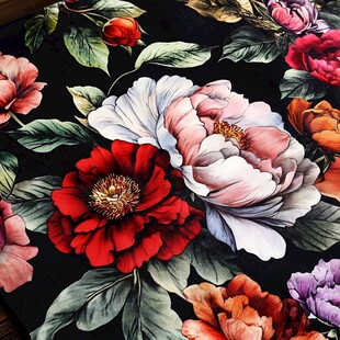 花卉印花布料图案展示