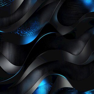 科技感黑色波浪炫酷背景图