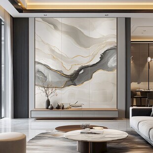 现代简约风客厅背景墙设计