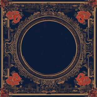 中式古典边框图案设计