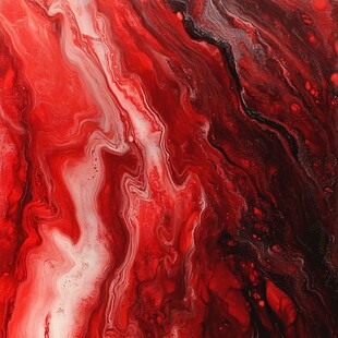 红色流体艺术抽象纹理图