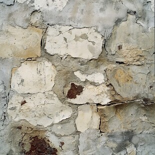 斑驳石墙纹理