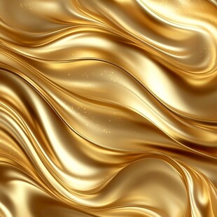 金色流动波纹背景纹理