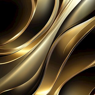 金色动感流线背景图案