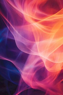 梦幻炫彩流动光影背景