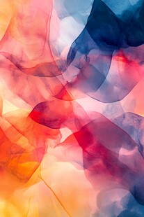 梦幻色彩抽象艺术背景图