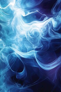梦幻蓝紫色烟雾艺术纹理