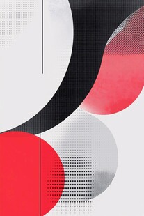 几何抽象风创意图形设计