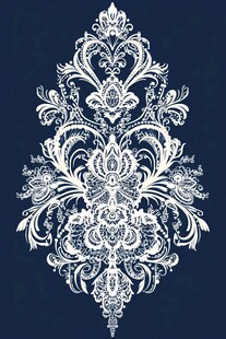 复古华丽白色欧式花纹图案