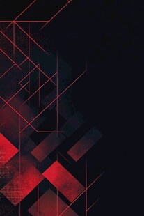 红黑几何线条抽象背景图