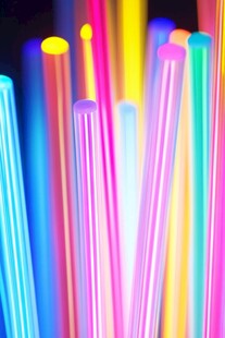 炫彩荧光棒特写