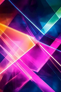 炫彩光线交织抽象背景图