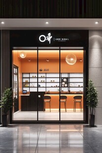 简约时尚茶叶店精致外观