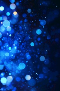 梦幻蓝色光斑背景图