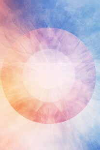 梦幻渐变圆形抽象背景图