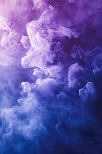 梦幻紫蓝烟雾背景图