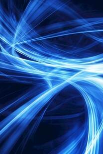 蓝色动感光线抽象背景图