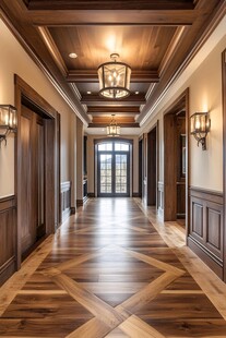 豪华木质走廊尽显高雅格调