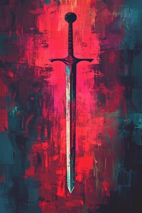 魔幻风格的神秘古老之剑