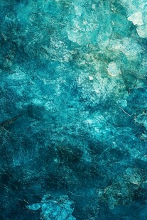蓝绿色斑驳纹理背景图